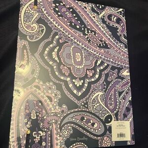 Vera Bradley Deep Night Paisley File Folio